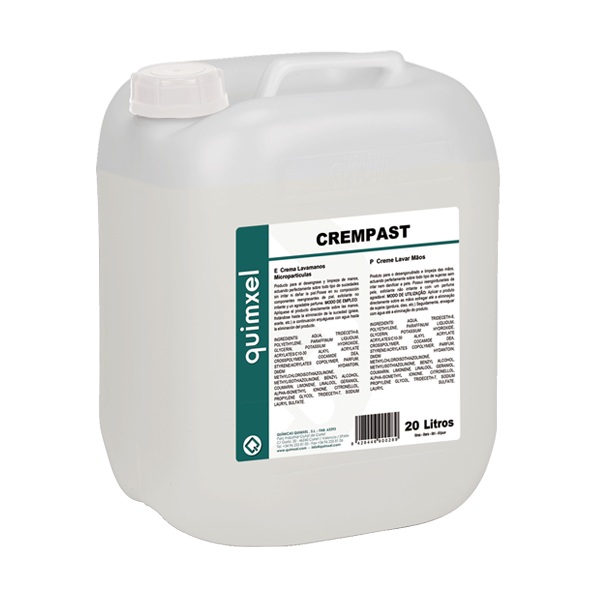 CREMPAST 20 Litros. Crema lavamanos micropartículas. 